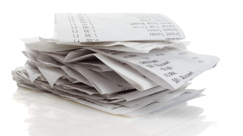 California wants to outlaw receipts!